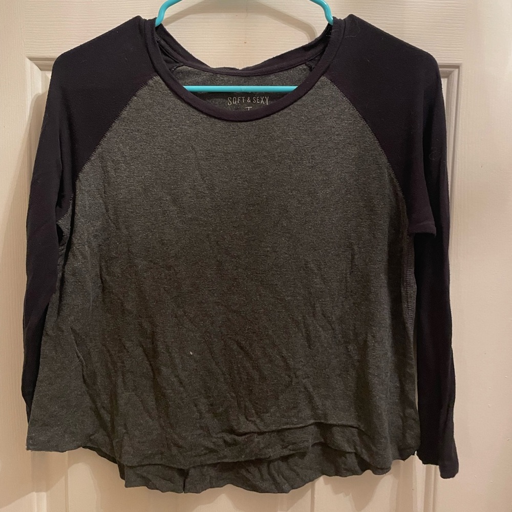 aeo cropped shirt